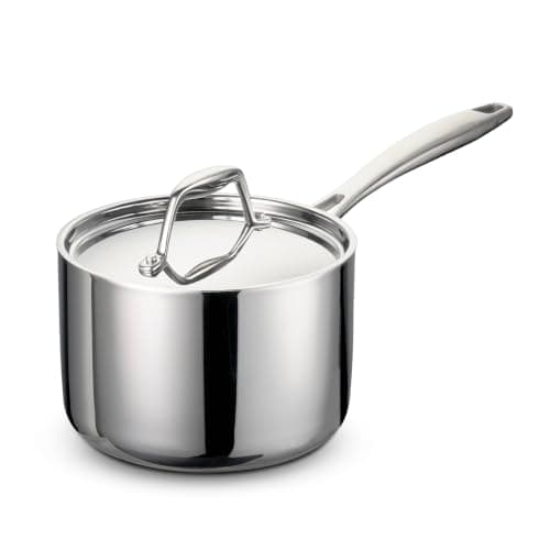 Tramontina Tri-Ply Clad Covered Saucepan, 2 qt