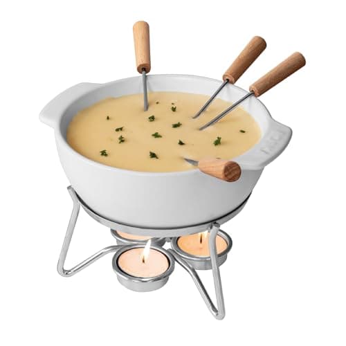 BOSKA Cheese Fondue Set Party, Ceramic, 750 ml