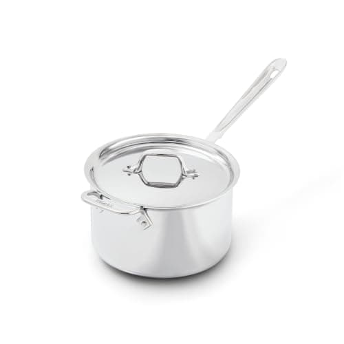 All-Clad D3 Stainless Saucepan, 3 qt