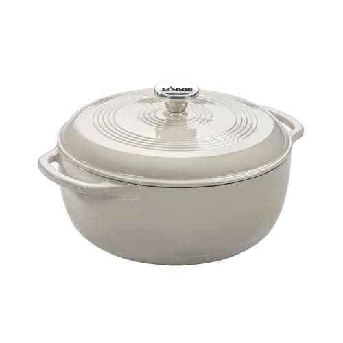 Lodge Enameled Cast Iron Dutch Oven, 6 qt