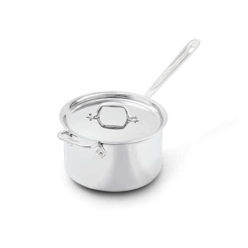 All-Clad D3 Stainless Saucepan, 3 qt