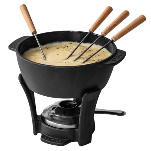 BOSKA Cast Iron Fondue Set Party Pro, 1.16 qt