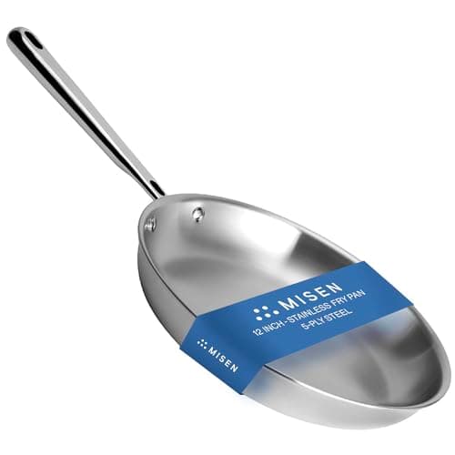 Misen 5-Ply Stainless Steel Skillet