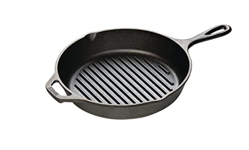 Lodge Cast Iron Grill Pan, 10.25 in